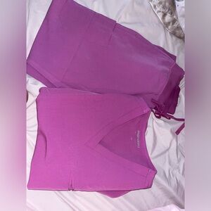 Mandala scrubs pink size XS set